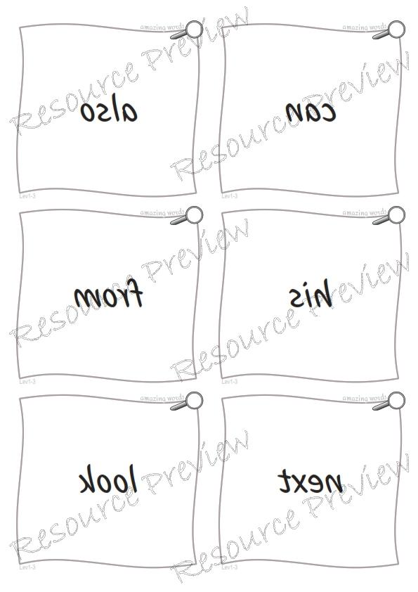 Sight word Grow and Mirror Lv1-3 - Image 2